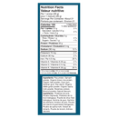 Nutrition facts label on a white background