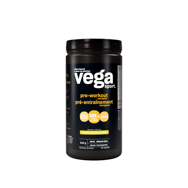 Vega Sport Pre-Workout Energizer - Lemon Lime (540 g)