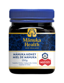 Jar of Manuka Health Manuka Honey MGO 573+ Grade 2 (250 g) – premium New Zealand honey known for its high methylglyoxal content and natural antibacterial properties.
