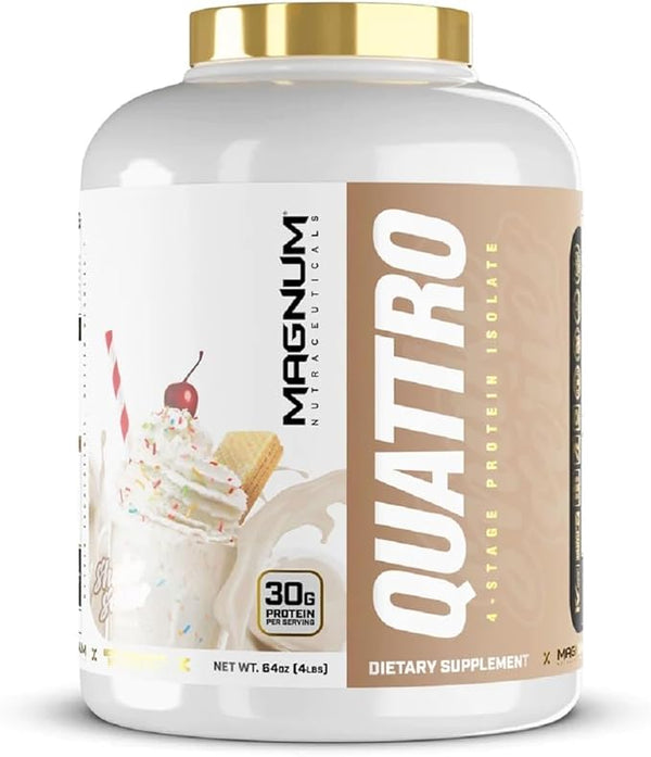 Magnum Quattro 4-Stage Protein Isolate - Shake Series Vanilla (4.5 lb)