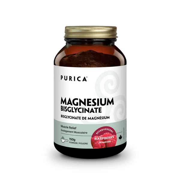 Purica Magnesium Glycine Muscle Relief - Effervescent Raspberry