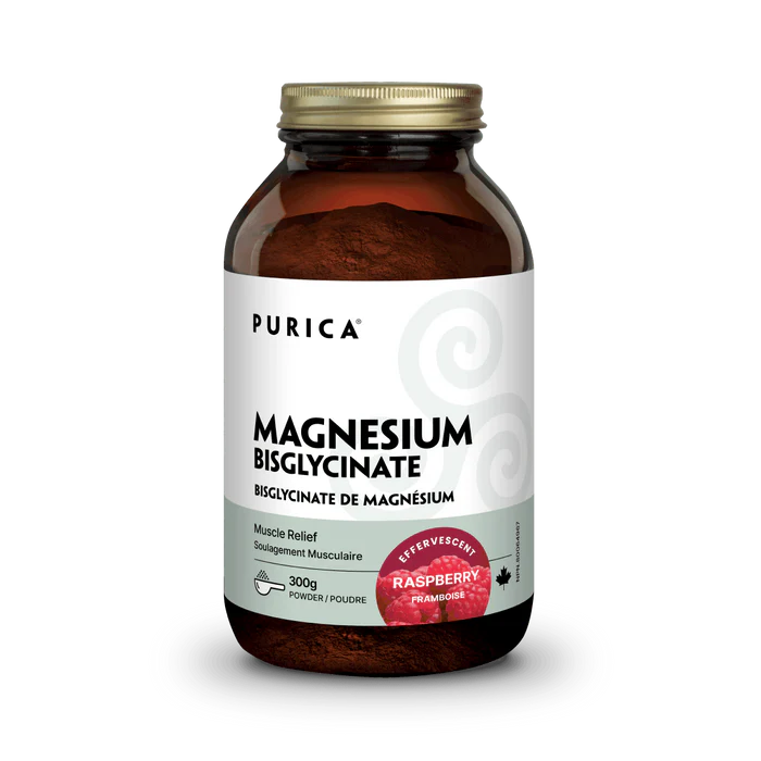 Purica Magnesium Glycine Muscle Relief - Effervescent Raspberry