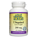 Natural Factors Ubiquinol Active CoQ10 200 mg (Softgels)