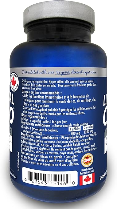 Naka Platinum - Liposomal C1000 Ultra Potency Vitamin C BONUS SIZE (500 mg)