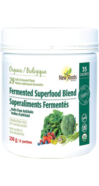 New Roots Fermented Superfood Blend + Inulin from Jerusalem Artichoke