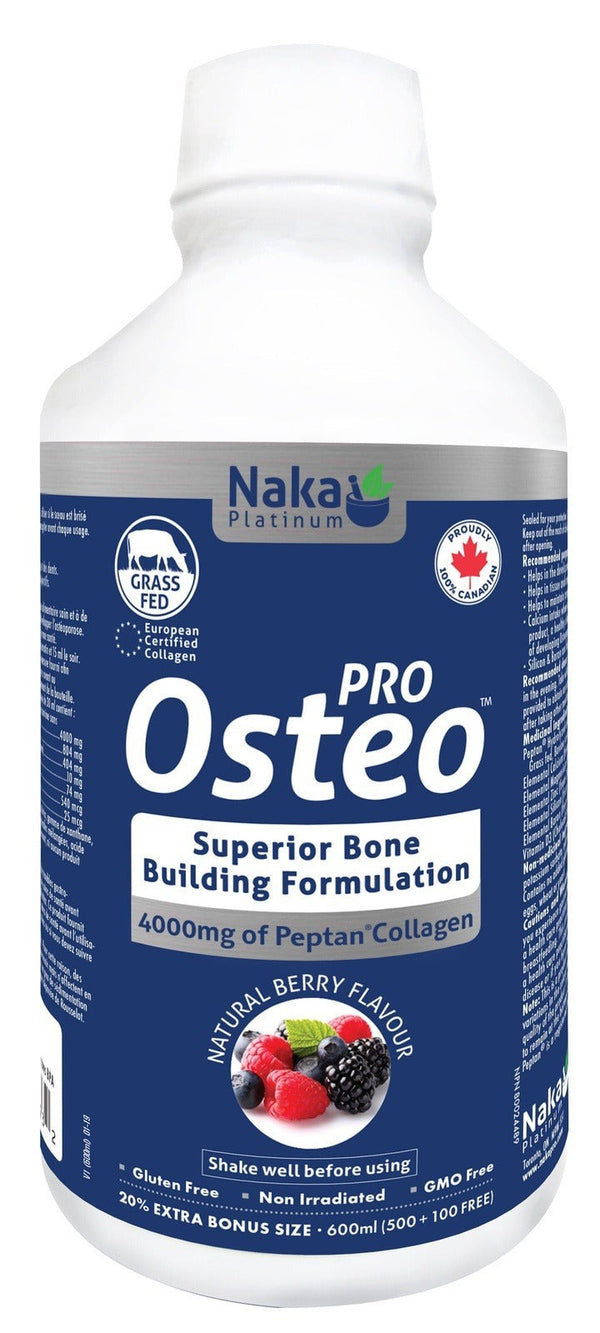 Naka Platinum Pro Osteo - Natural Berry BONUS SIZE 600 mL Image 1