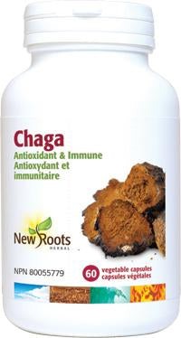 New Roots Chaga Extract 350 mg 60 VCaps Image 1