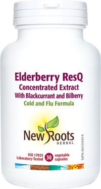 New Roots Elderberry ResQ Concentrated Extract 30 VCaps Image 1