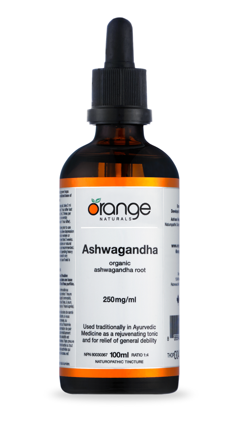 Orange Naturals Ashwagandha 250 mg/mL (100 mL)