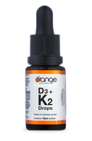 Orange Naturals D3+K2 Drops (15 mL)