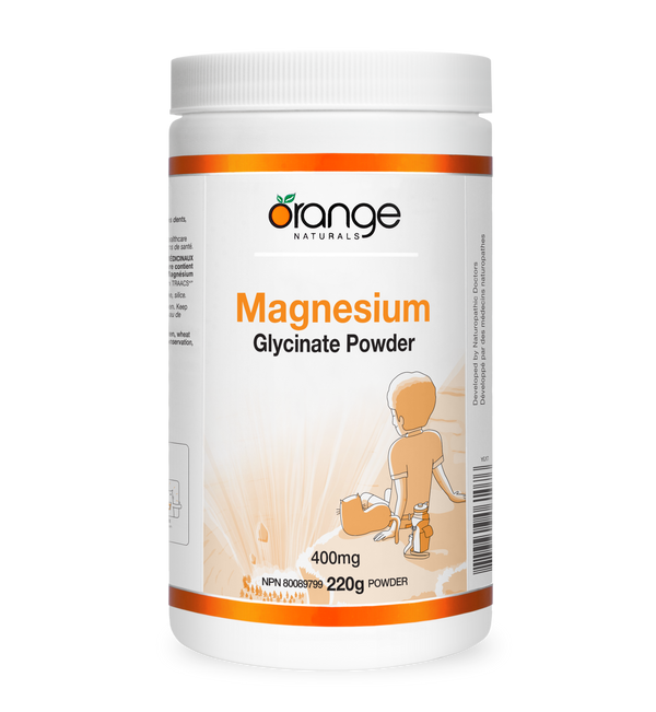 Orange Naturals Magnesium Powder 400 mg (220 g)