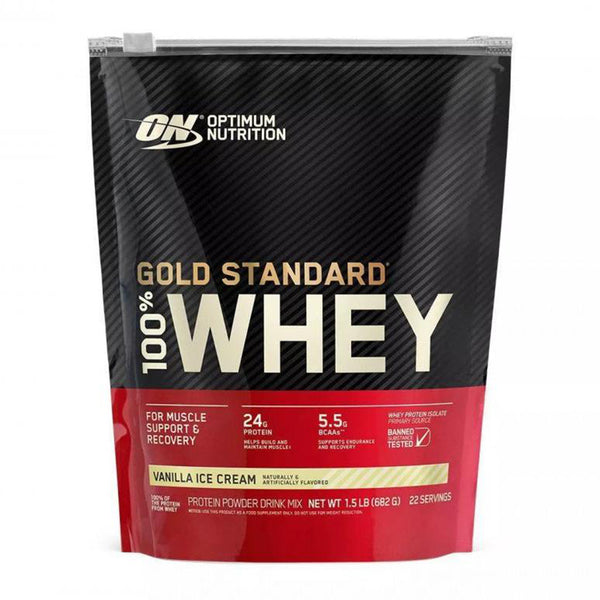 Optimum Nutrition - Gold Standard 100% Whey Protein - Vanilla Ice Cream (1.5 lbs)