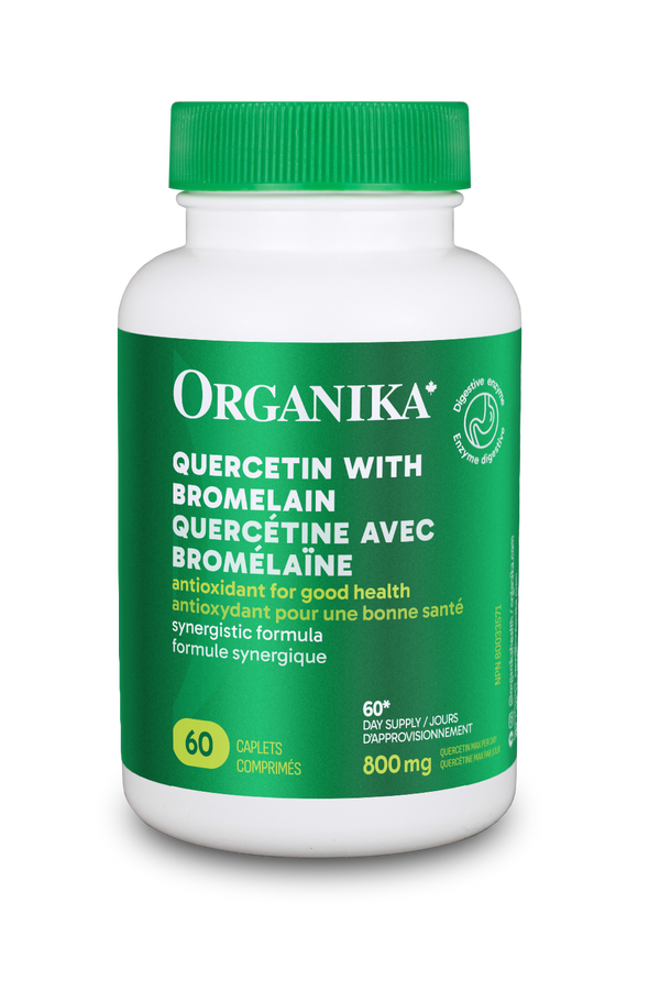 Organika Quercetin with Bromelain 500 mg (Caplets)