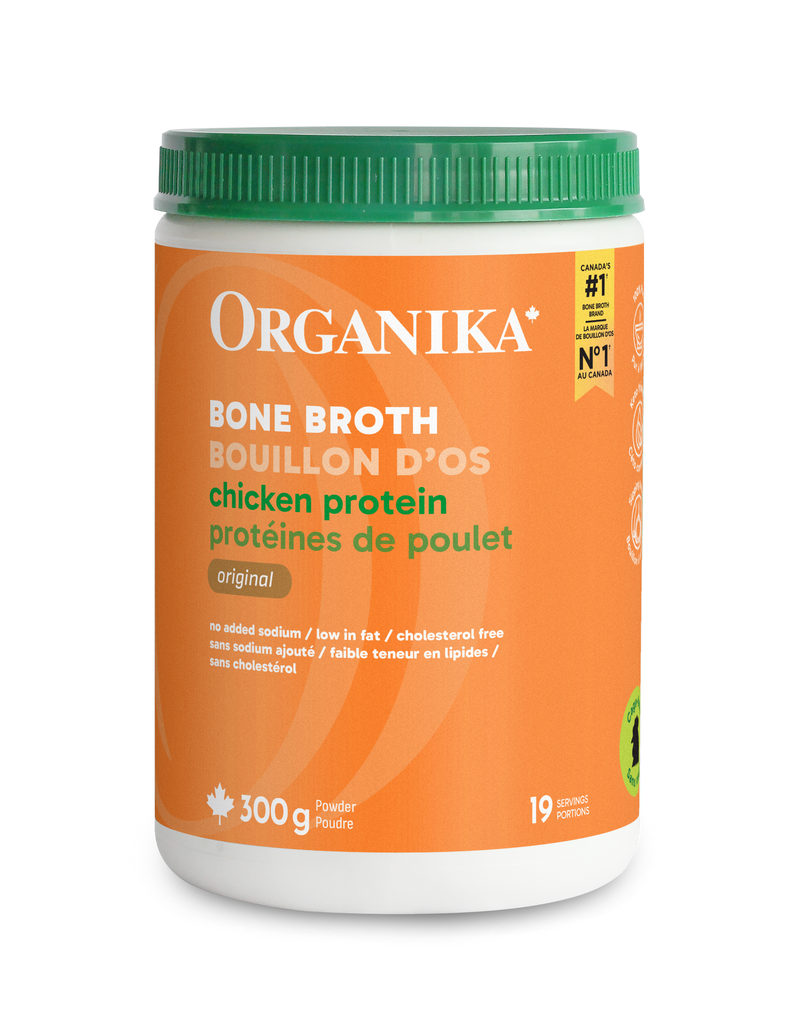 Organika Bone Broth Chicken Protein Powder - Original (300 g)