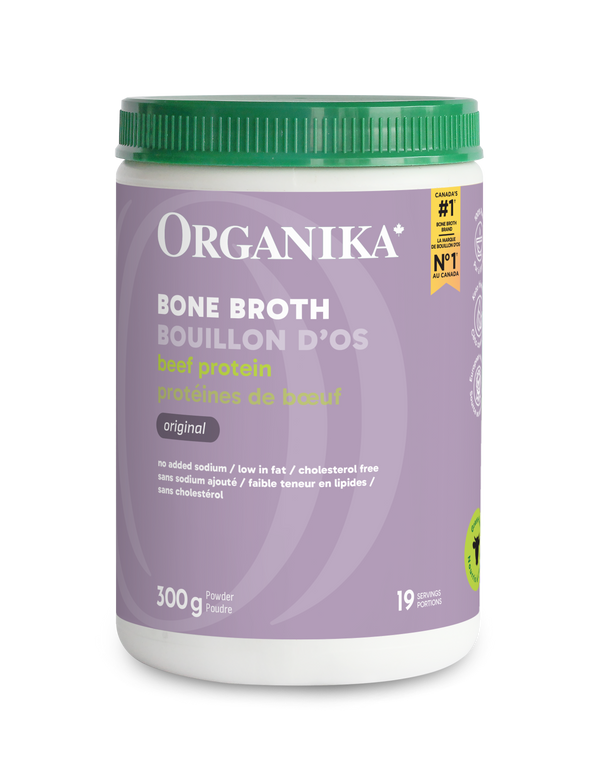 Organika Bone Broth Beef Protein Powder - Original (300 g)