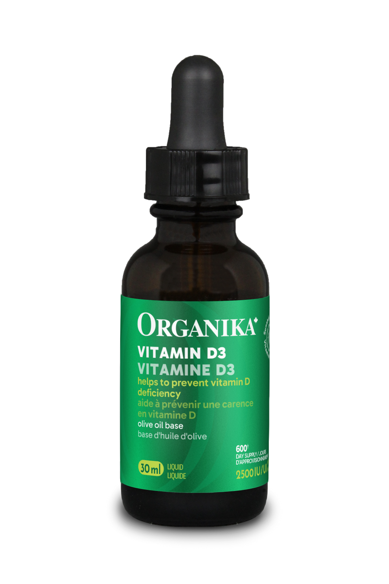 Organika Liquid Vitamin D3 2500 IU (30 mL)