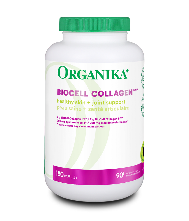 Organika HA-300 BioCell Collagen 500 mg (180 Capsules)
