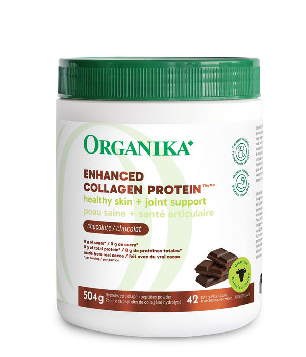 Organika Enhanced Collagen - Chocolate (1.1 lbs)