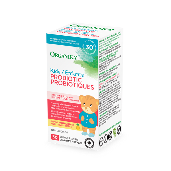 Organika Kids Probiotic 1 Billion CFU (30 Chewable Tablets)