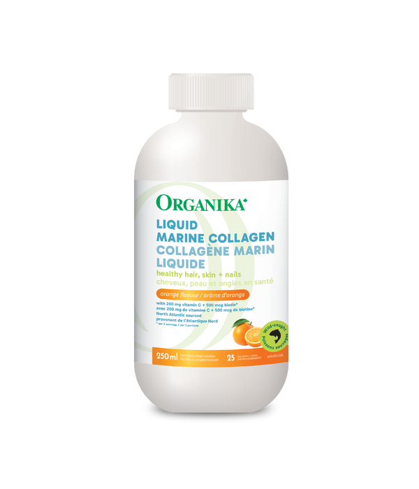 Organika Liquid Marine Collagen - Orange (250 mL)