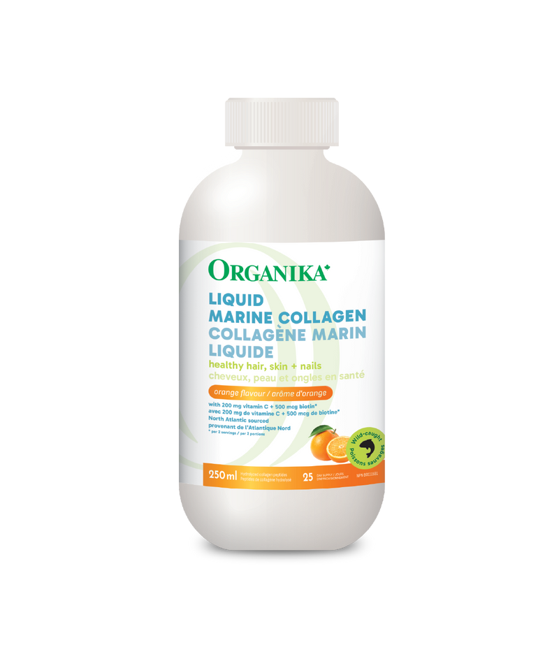 Organika Liquid Marine Collagen - Orange (250 mL)