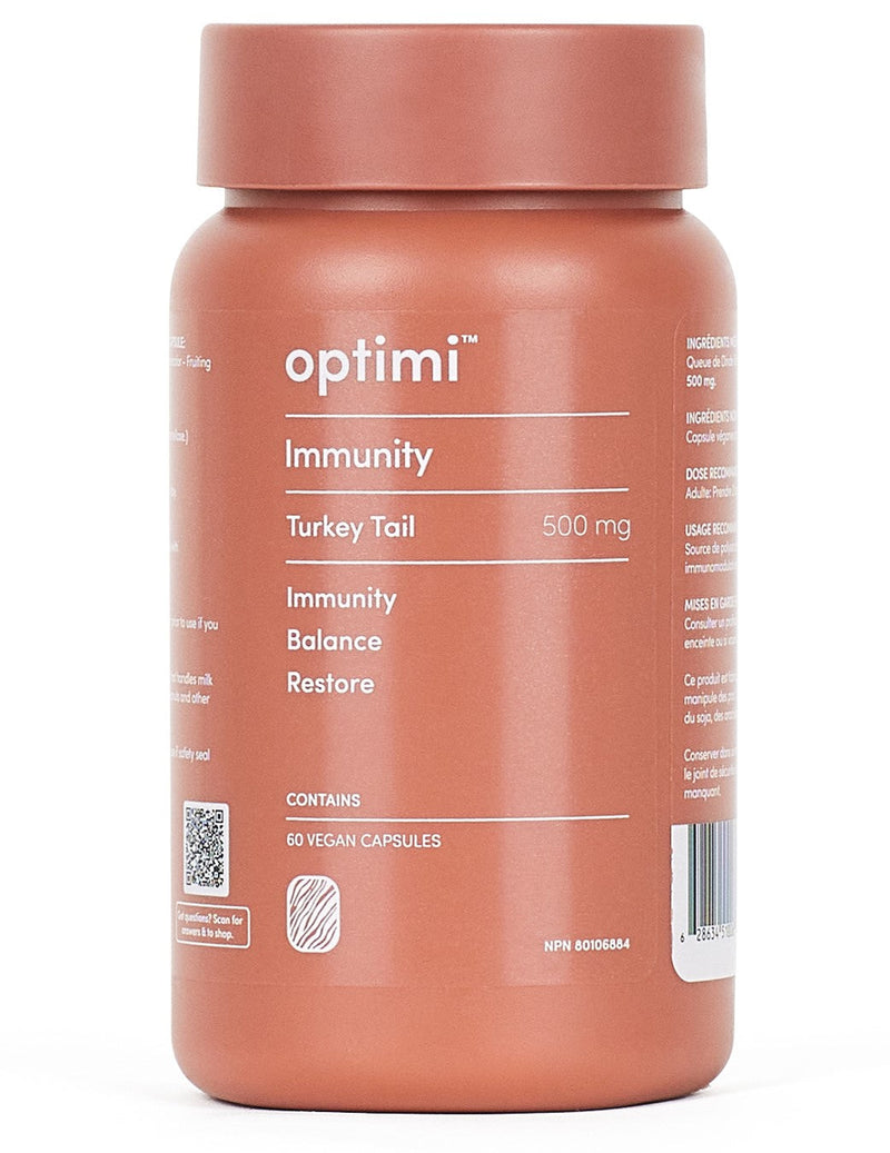 Optimi Immunity Turkey Tail 500 mg (60 VCaps) [Clearance]