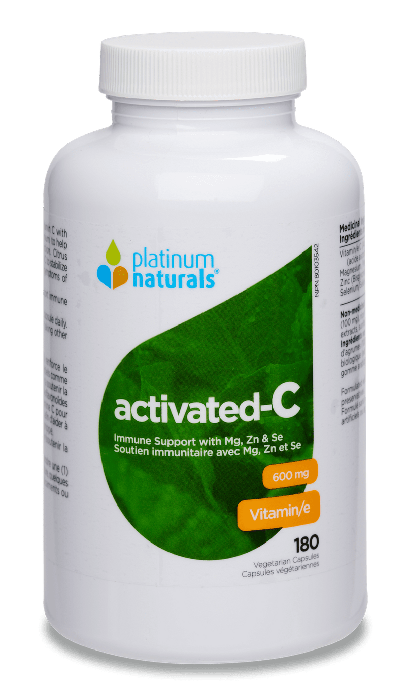 Platinum Naturals Activated-C 600 mg VCaps Image 2