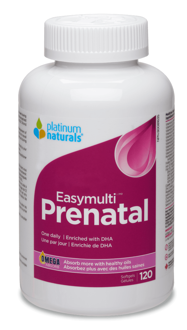 Platinum Naturals EasyMulti Prenatal (120 Softgels)