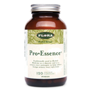 A bottle of Flora Pro-Essence capsules, with the label showing the product name and the quantity of 120 capsules.