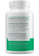 A bottle of Vitasave Pure Iron Bisglycinate 25 mg with the label showing the product name and the statement 'Gentle on Stomach'. There is also a 'Made in Canada' badge displayed.