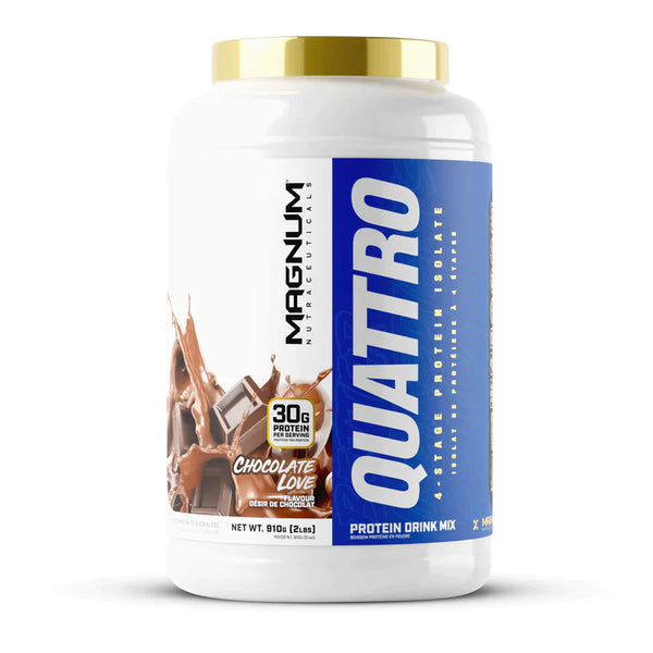 Magnum Quattro Protein Isolate Drink Mix - Chocolate Love (910 g)