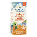 Nordic Naturals Baby's Vitamin D3 Liquid 400 IU bottle with a clear label, offering essential vitamin D for babies in a 22.5 mL size.