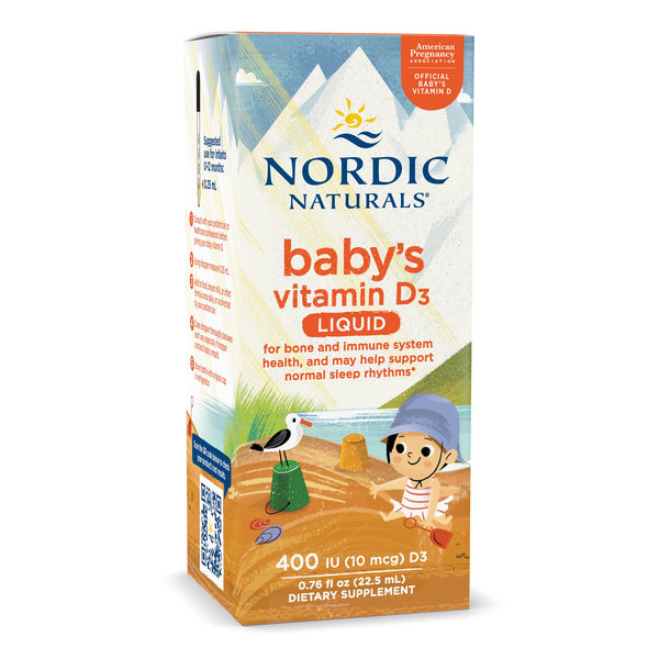 Nordic Naturals Baby's vitamin D3 Liquid 400 IU (22.5 mL)