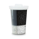 Santevia MINA Fluoride Filter Cartridges – A close-up view of replacement filters designed for the Santevia MINA water pitcher, labeled for fluoride reduction and alkaline mineralization.