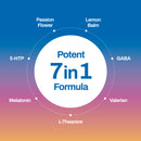 Close-up of Sleep-Fx Natural Sleep Aid label highlighting natural ingredients