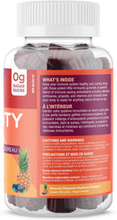 Suku Vitamins Ultimate Immunity Gummies – Blueberry Pineapple Flavor – 60 gummies designed to support immune health with elderberry and other key ingredients.