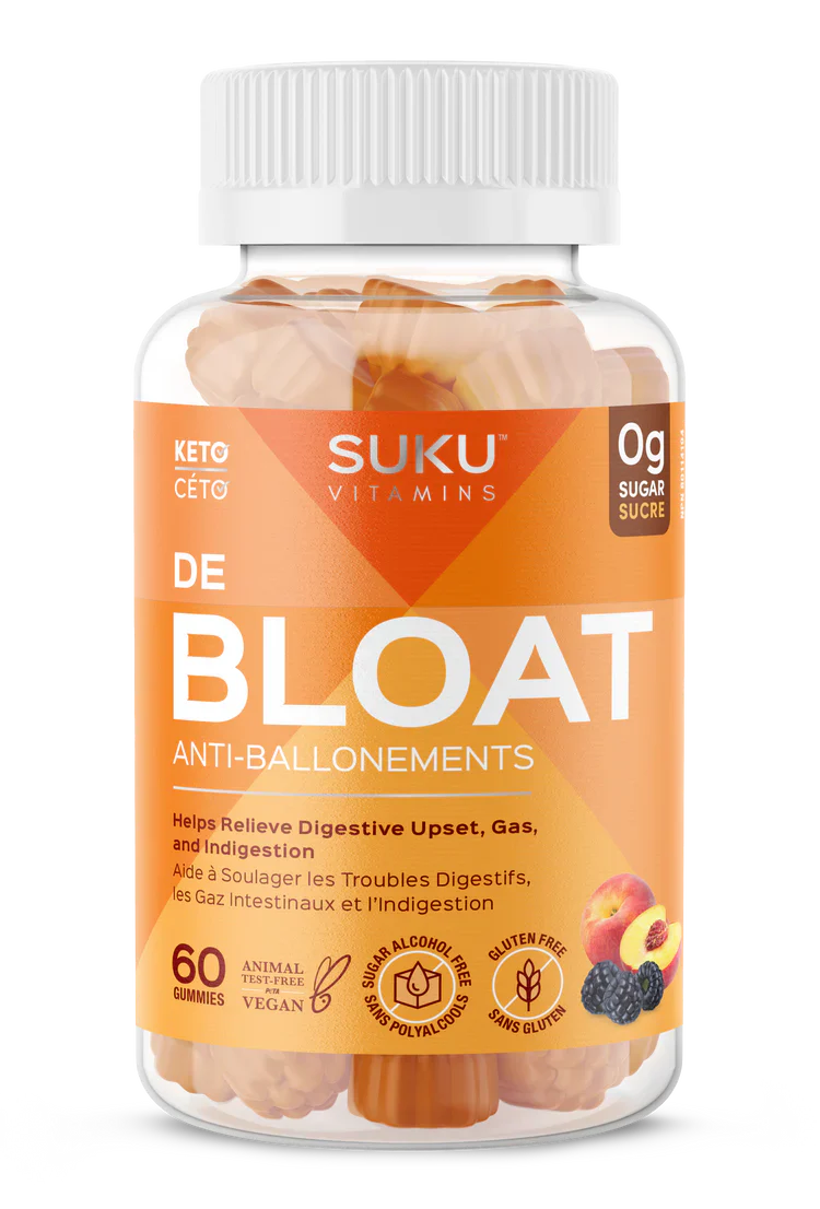 Suku Vitamins DeBloat - Anti-Ballonements (60 Gummies)