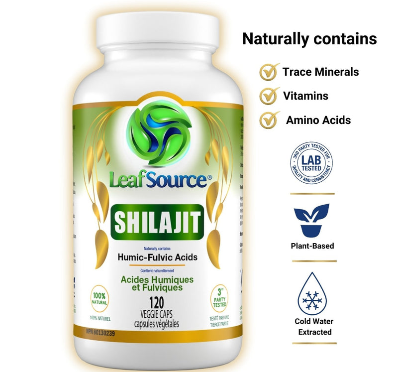 Leaf Source Shilajit with Humic-Fulvic Acids (VCaps)