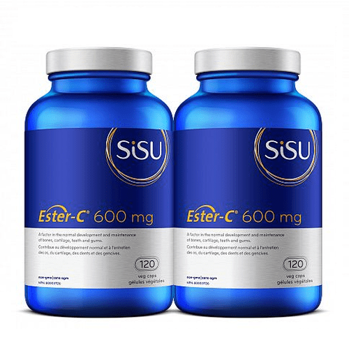 Sisu Ester-C 600 mg Twin Pack 2 x 120 VCaps Image 1