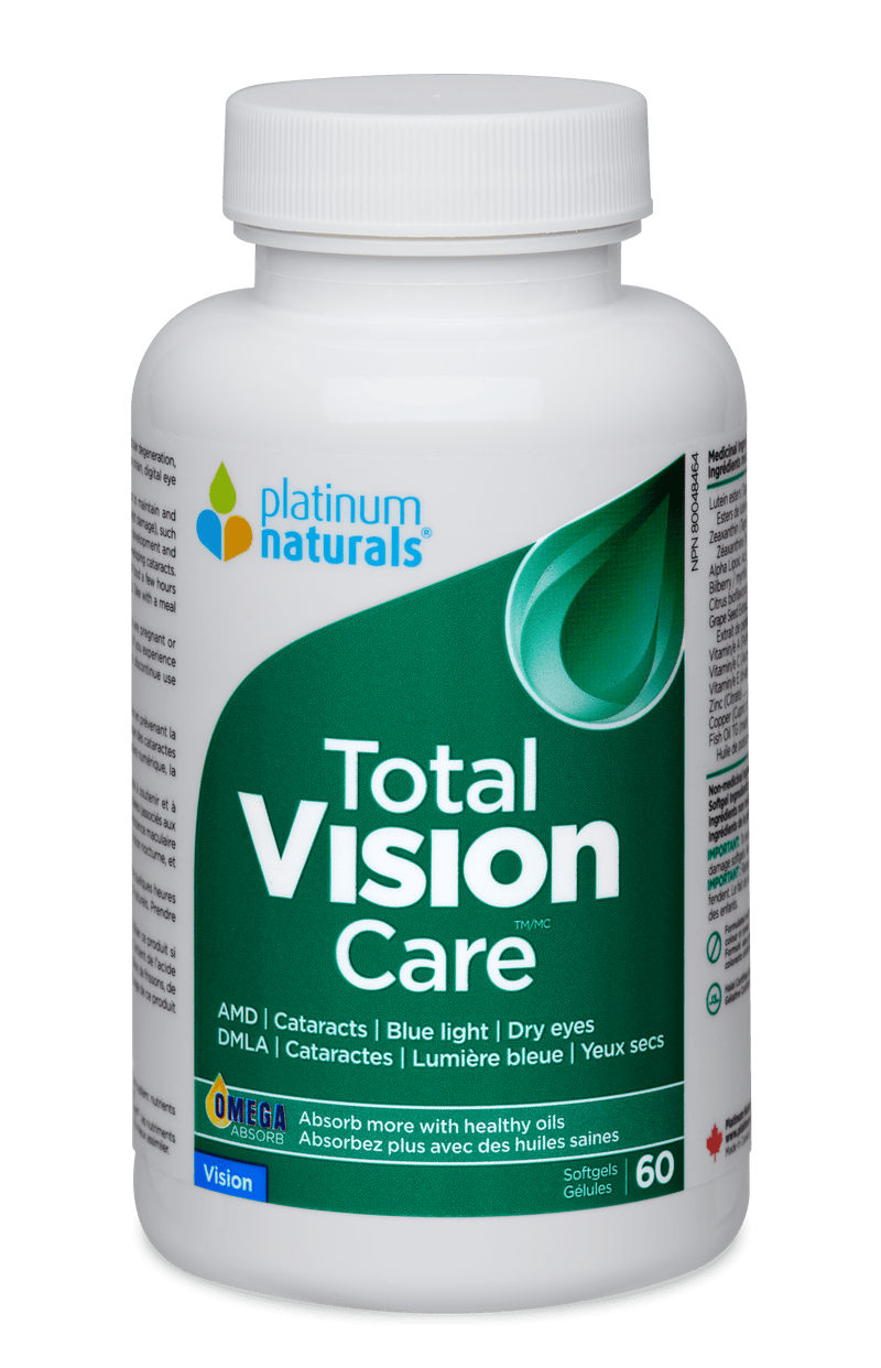 Platinum Naturals Total Vision Care (60 Softgels)