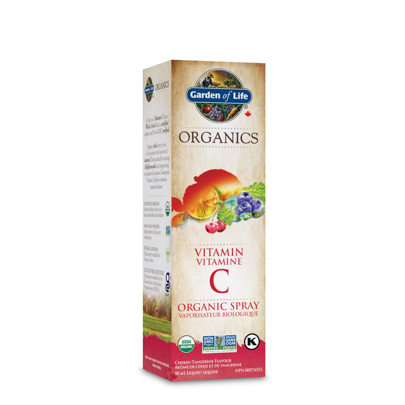 Garden of Life mykind Organics Vitamin C Spray - Cherry Tangerine (58 mL)