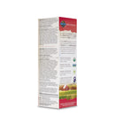 Garden of Life Organics Vitamin C Cherry Tangerine spray, amber glass bottle with ergonomic spray nozzle, green Garden of Life logo and colorful citrus illustration.