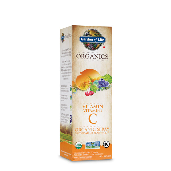 Organics - Vitamin C Organic Spray - Cherry Tangerine (58 mL)