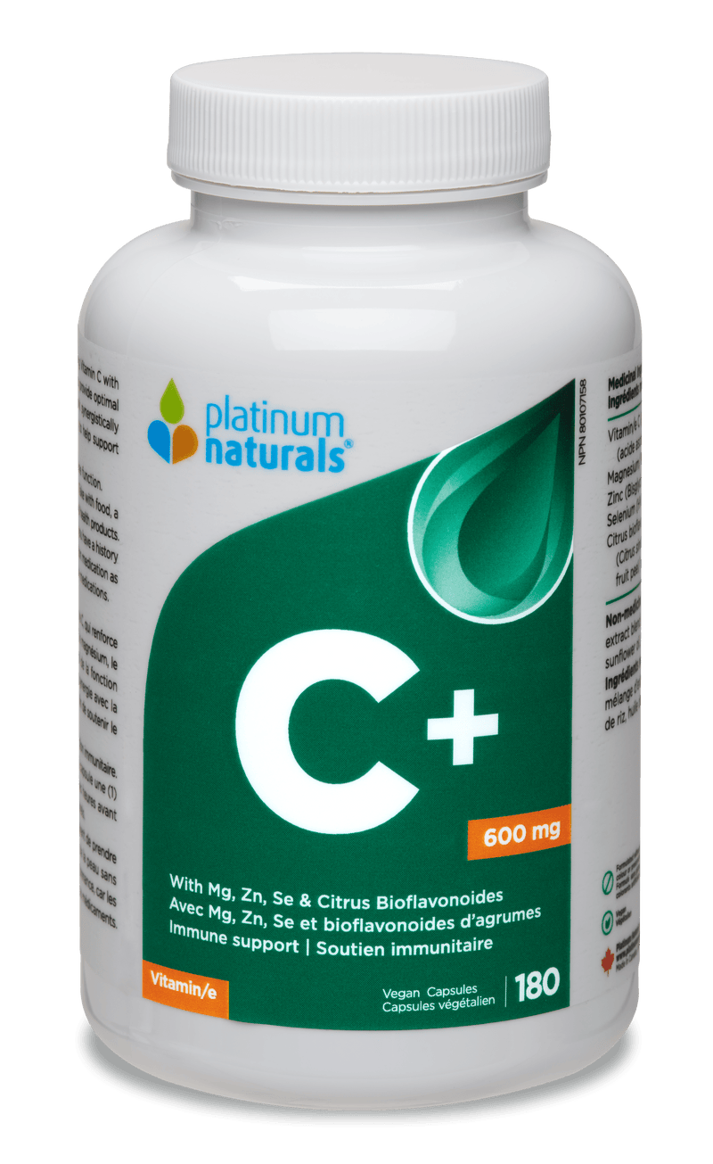 Platinum Naturals Activated-C 600 mg (VCaps)