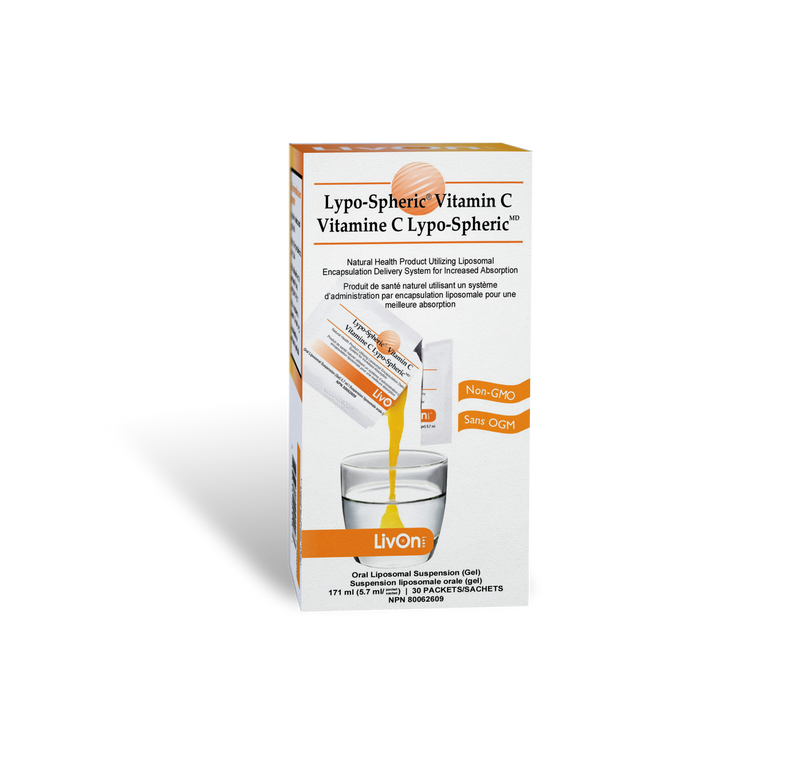 LivOn Labs Lypo-Spheric Vitamin C 5.7 mL (30 Sachets)