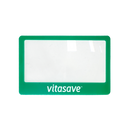 Vitasave Pocket Magnifying Card – Compact, portable magnifier for reading small text and details on-the-go.