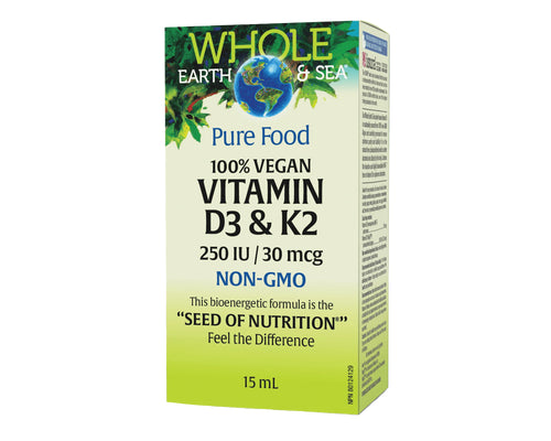 Whole Earth & Sea - Vitamin D3 & K2 (15mL)