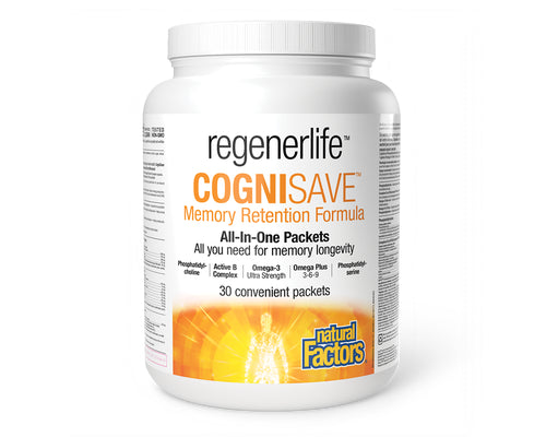 Natural Factors - RegenerLife CogniSave (30 Packs)