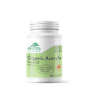 Bottle of Provita Organic Acerola 60 VCaps – natural source of vitamin C to support immune health and antioxidant protection.