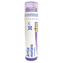 A bottle of Boiron Arnica Montana 30 CH homeopathic remedy with 80 pellets.